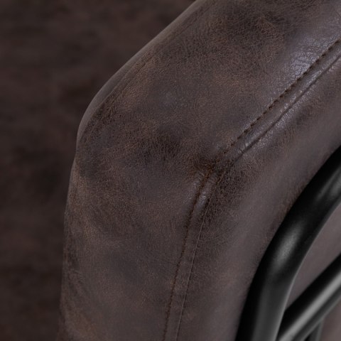 Gabbiano fotel fryzjerski Katania Loft Old Leather ciemny brąz Gabbiano fotel fryzjerski Katania Loft Old Leather ciemny brąz