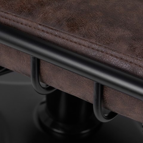 Gabbiano fotel fryzjerski Katania Loft Old Leather ciemny brąz Gabbiano fotel fryzjerski Katania Loft Old Leather ciemny brąz