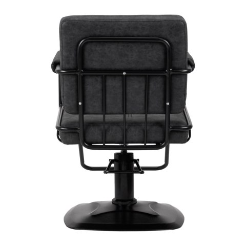 Gabbiano fotel fryzjerski Katania Loft Old Leather czarny