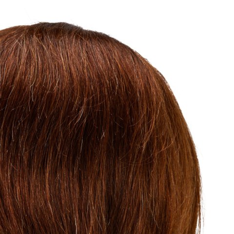 Główka treningowa z brodą fryzjerska Gabbiano WZ4 naturalne włosy, kolor 4H, długość 8""+6"" Główka treningowa z brodą fryzjerska Gabbiano WZ4 naturalne włosy, kolor 4H, długość 8""+6""